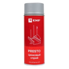 Цинковый спрей "Presto" 400мл EKF (lp-zinc)