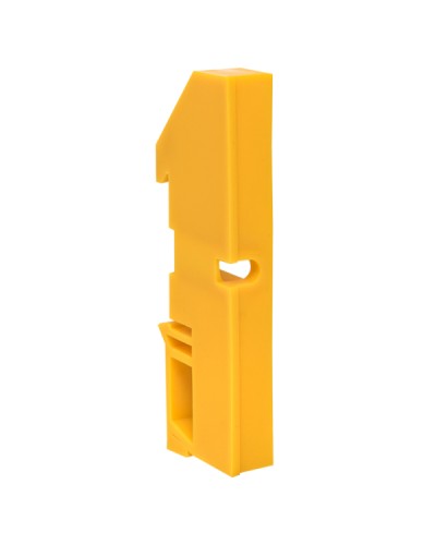 Изолятор на DIN-рейку желтый EKF (ak-1-4-y) в Коврове Аксессуары для стоек и шкафов Pintop.ru