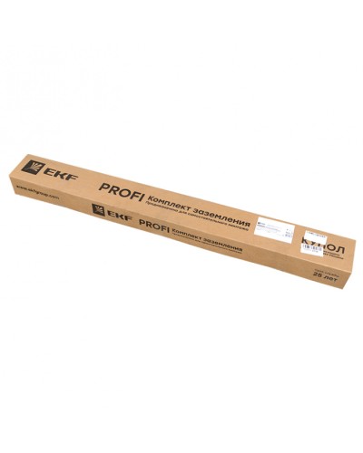 Комплект заземления с заострением 3х3м PROFI, HZ EKF PROxima (gc-21301-profi) в Коврове Электротехническое оборудование Pintop.ru