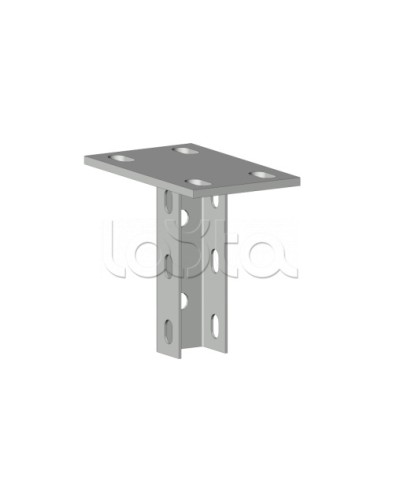 Кронштейн потолочный одинарный 115 мм HDZ (2.5 мм) EKF (kp115) в Коврове Аксессуары для лотков Pintop.ru