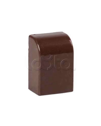 Заглушка (16х16) (4 шт) темное дерево EKF-Plast (ecd-16-16x4) в Коврове Аксессуары для кабель-канала Pintop.ru