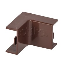Угол внутренний (20х10) (4 шт) темное дерево EKF-Plast (ibd-20-10x4)