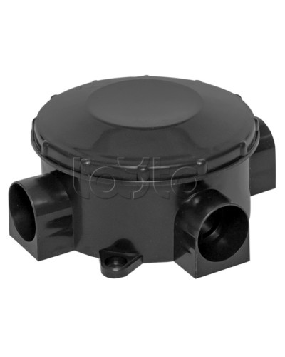 Коробка распределительная КМР-040-040б трехрожковая черная (70х35) EKF PROxima (plc-kmr-040-040b) в Коврове Распределительные коробки Pintop.ru