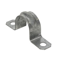 Скоба металлическая двухлапковая d21-22 мм (10 шт) EKF PROxima (sm-2-21-22-r)