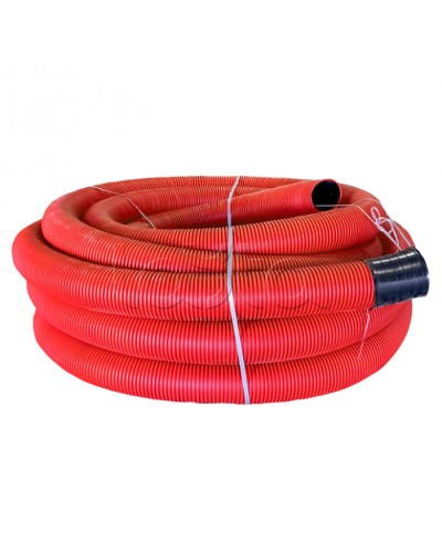Труба гофр. двустенная ПНД/ПНД гибкая с протяжкой d160 мм (50 м) красная EKF-Plast (tg2st-160-50m) в Коврове Труба гофрированная Pintop.ru