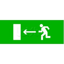 Пиктограмма "Направление налево" 320х120мм (для EXIT, SAFEWAY-40) EKF (pkal-01-03)