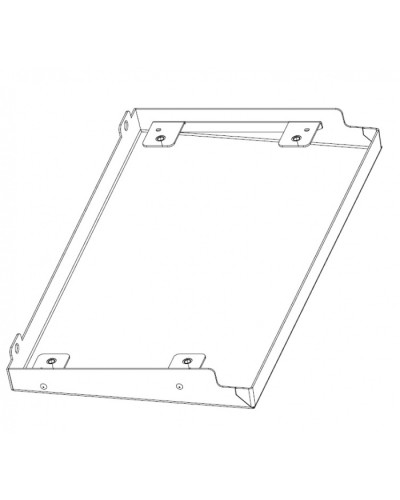 Крыша дождевая для шкафов серии EMW (Ш800 × Г300) Elbox (EMW-RR-800.300) в Коврове Аксессуары для стоек и шкафов Pintop.ru