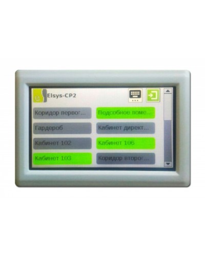 Клавиатура подсистемы охранной сигнализации Elsys-CP2 в Коврове Сетевая СКУД Elsys Pintop.ru