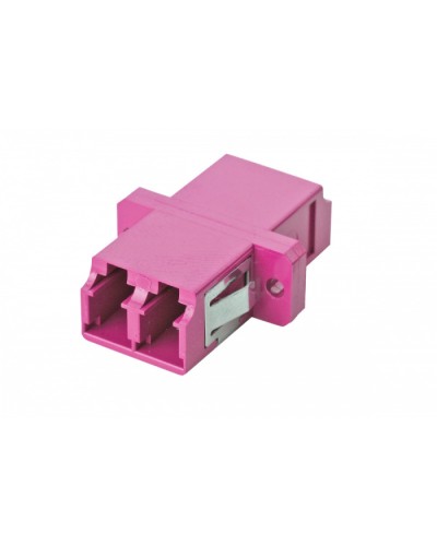 Адаптер OM4, LC дуплекс, с фланцами, пурпурный Eurolan (36A-40-2L-02MG) в Коврове Проходные адаптеры Pintop.ru
