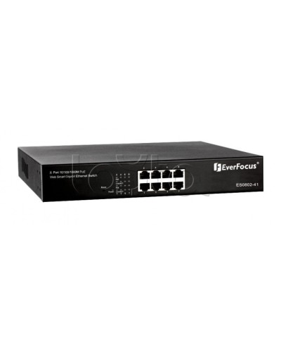 Коммутатор PoE 8-портовый EverFocus ES0802-41 в Коврове Коммутаторы Pintop.ru