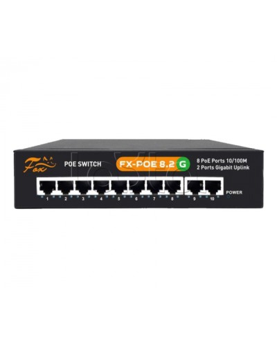 POE Коммутатор Fox FX-POE8.2G в Коврове Коммутаторы Pintop.ru