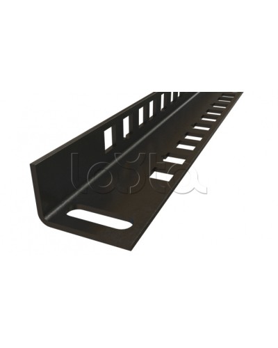 Кронштейн для крепления 19 дюймового оборудования черный RAL9005 Hyperline CTRP-19-4U-RAL9005 в Коврове Аксессуары для стоек и шкафов Pintop.ru