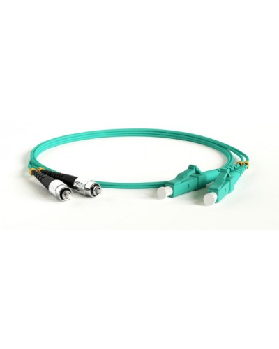 Патч-корд волоконно-оптический Hyperline FC-D2-503-FC/PR-SC/PR-H-50M-LSZH-AQ в Коврове Патч-корды оптические Pintop.ru
