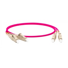 Патч-корд волоконно-оптический Hyperline FC-D2-504-LC/PR-LC/PR-H-1M-LSZH-MG