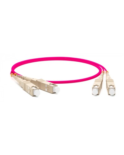 Патч-корд волоконно-оптический Hyperline FC-D2-504-SC/PR-ST/PR-H-2M-LSZH-MG в Коврове Патч-корды оптические Pintop.ru