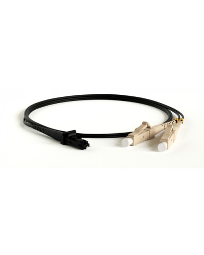 Патч-корд волоконно-оптический Hyperline FC-D2-50-LC/PR-MTRJM/PR-H-1M-LSZH-BK в Коврове Патч-корды оптические Pintop.ru