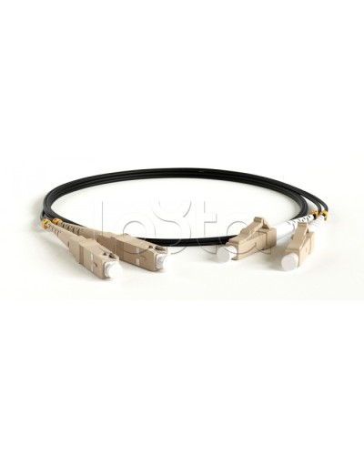 Патч-корд волоконно-оптический Hyperline FC-D2-50-LC/PR-SC/PR-H-5M-LSZH-OR в Коврове Патч-корды оптические Pintop.ru