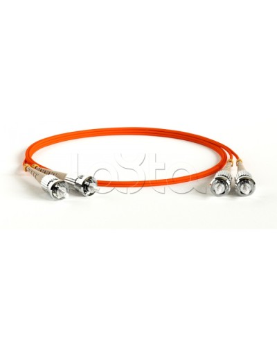 Патч-корд волоконно-оптический Hyperline FC-D2-50-ST/PR-ST/PR-H-1M-LSZH-OR в Коврове Патч-корды оптические Pintop.ru