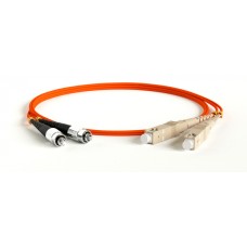 Патч-корд волоконно-оптический Hyperline FC-D2-62-FC/PR-SC/PR-H-1M-LSZH-OR