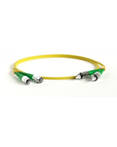 Патч-корд волоконно-оптический Hyperline FC-D2-9-LC/AR-SC/AR-H-3M-LSZH-YL в Коврове Патч-корды оптические Pintop.ru