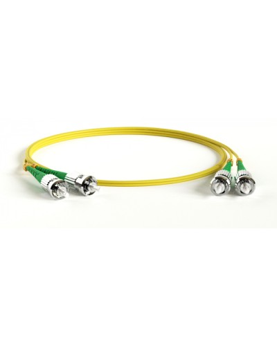 Патч-корд волоконно-оптический Hyperline FC-D2-9-ST/AR-ST/AR-H-2M-LSZH-YL в Коврове Патч-корды оптические Pintop.ru