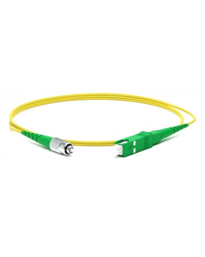 Патч-корд волоконно-оптический Hyperline FC-S2-9-FC/AR-FC/AR-H-10M-LSZH-YL в Коврове Патч-корды оптические Pintop.ru