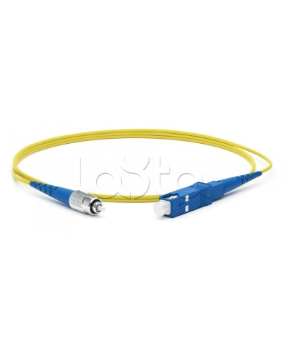 Патч-корд волоконно-оптический Hyperline FC-S2-9-FC/UR-LC/UR-H-5M-LSZH-YL в Коврове Патч-корды оптические Pintop.ru