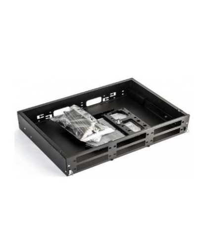 Бокс оптический универсальный 19 Hyperline FO-19V-2U-6xSLT-W130H30-48UN-BK в Коврове Коммутационные изделия Pintop.ru