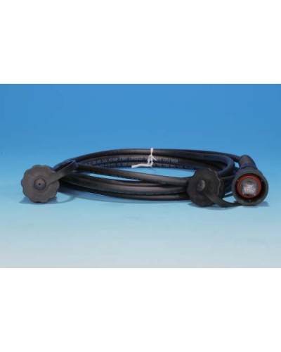 Патч-корд промышленный Hyperline PC-IE-LPM-STP-RJ45-RJ45-C5e-1M-BK в Коврове Патчкорды (медные) Pintop.ru