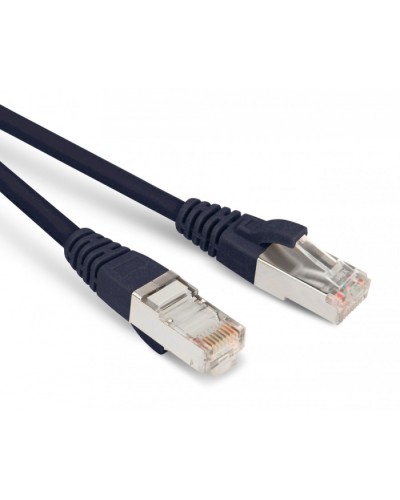 Патч-корд RJ45-RJ45, 4 пары, STP, кат.5е, LSZH (1м) Hyperline PC-LPM-STP-RJ45-RJ45-C5e-1M-LSZH-BK в Коврове Патчкорды (медные) Pintop.ru