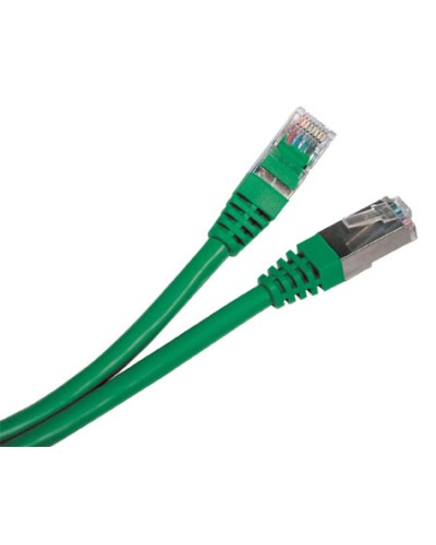 Патч-корд экранированный Hyperline PC-LPM-STP-RJ45-RJ45-C5e-5M-LSZH-GN в Коврове Патчкорды (медные) Pintop.ru