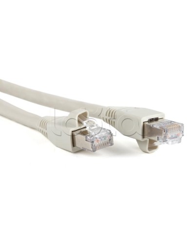 Патч-корд RJ45-RJ45, 4 пары, STP, кат.6a, LSZH (2м) Hyperline PC-LPM-STP-RJ45-RJ45-C6a-2M-LSZH-GY в Коврове Патчкорды (медные) Pintop.ru