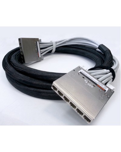 Сборка кабельная претерминированная Hyperline PPTR-CT-CSS/C6S-D-CSS/C6S-LSZH-5M-GY в Коврове Аксессуары для стоек и шкафов Pintop.ru