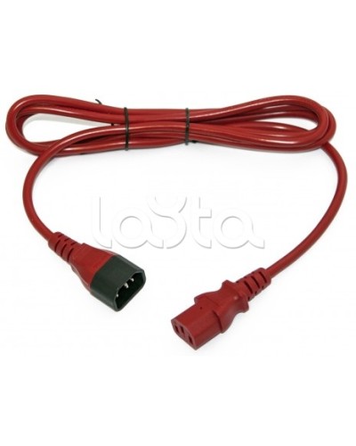 Кабель питания монитор-компьютер Hyperline PWC-IEC13-IEC14-5.0-RD в Коврове Патч-корды и пигтейлы Pintop.ru