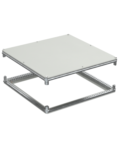 FORMAT Крыша и основание (под фланец) 1000х1000мм IEK (FO-00-KOF-100-100) в Коврове Аксессуары для стоек и шкафов Pintop.ru