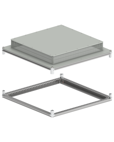 FORMAT Крыша и основание (под фланец) 1000х1000мм IP31 IEK (FO-00-KOF-100-100-31) в Коврове Аксессуары для стоек и шкафов Pintop.ru