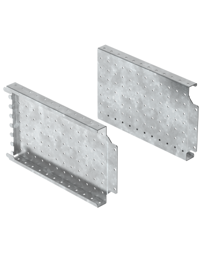 FORMAT Панель монтажная боковая перфорированная 200х400мм (2шт/упак) IEK (FO-00-MPSP-020-040) в Коврове Аксессуары для стоек и шкафов Pintop.ru