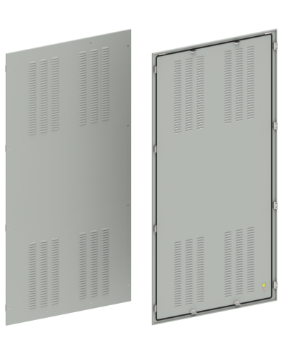 FORMAT Панель задняя вентилируемая 2000х1000мм IEK (FO-00-PBV-200-100) в Коврове Аксессуары для стоек и шкафов Pintop.ru