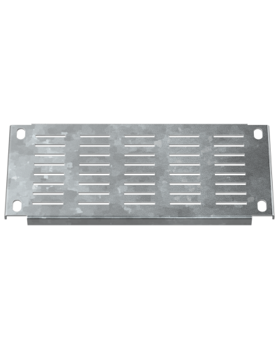 FORMAT Заглушка панели нижней наборной вентилируемой 100мм в шкаф шириной 400мм IEK (FO-00-PLTV-010-040) в Коврове Аксессуары для стоек и шкафов Pintop.ru