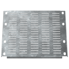 FORMAT Заглушка панели нижней наборной вентилируемой 200мм в шкаф шириной 400мм IEK (FO-00-PLTV-020-040)