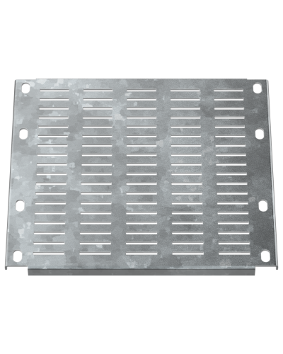 FORMAT Заглушка панели нижней наборной вентилируемой 200мм в шкаф шириной 400мм IEK (FO-00-PLTV-020-040) в Коврове Аксессуары для стоек и шкафов Pintop.ru