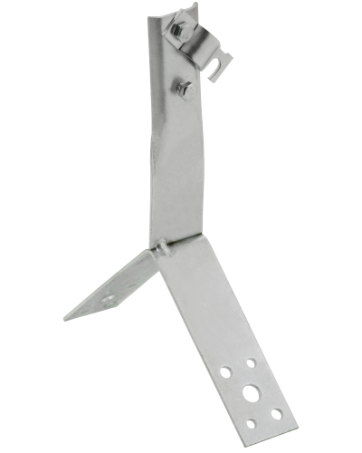 Держатель проводника круглого 6-10мм винтовой для конька h=100мм нержавеющая сталь IEK (ZDP80-20-4-16-100) в Коврове Крепеж Pintop.ru