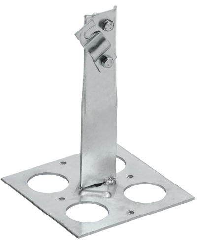 Держатель проводника круглого 6-10мм винтовой IEK (ZDP85-11-6-16-90) в Коврове Крепеж Pintop.ru