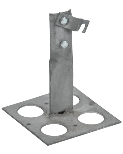 Держатель проводника круглого 6-10мм винтовой IEK (ZDP85-13-1-16-90) в Коврове Крепеж Pintop.ru