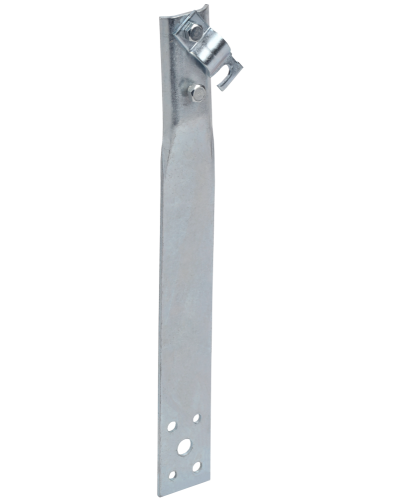 Держатель проводника круглого 6-10мм винтовой прямой h=60мм оцинкованная сталь HDZ IEK (ZDP86-14-1-16-60) в Коврове Крепеж Pintop.ru