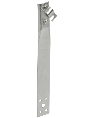 Держатель проводника круглого 6-10мм винтовой прямой h=80мм нержавеющая сталь IEK (ZDP86-20-1-16-80) в Коврове Крепеж Pintop.ru