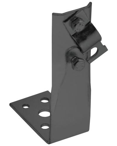 Держатель проводника круглого 6-10мм винтовой угловой h=150мм оцинкованная сталь TD IEK (ZDP87-13-1-16-150) в Коврове Крепеж Pintop.ru