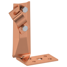 Держатель проводника круглого 6-10мм винтовой угловой скрученный h=70мм медь IEK (ZDP87-50-1-16-70)