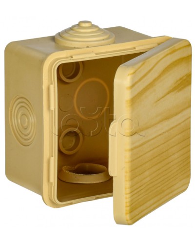 Коробка расп. КМ 65х65х50мм о/к IP54 4 вв. сосна IEK (UKO31-065-065-050-K34-54) в Коврове Распределительные коробки Pintop.ru