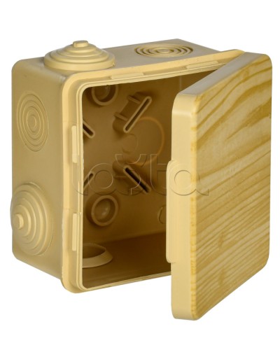 Коробка расп. КМ 80х80х50мм о/к IP54 7 вв. сосна IEK (UKO31-080-080-050-K34-54) в Коврове Распределительные коробки Pintop.ru